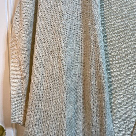 Lane Bryant Knit Open Front Longline Kimono Short Sleeve Cardigan Women 26/28 - Picture 5 of 7